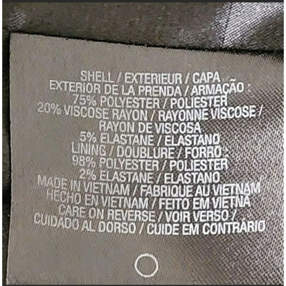 TAHARI Womens Black Long Sleeve Full Zip Belted Trench Coat Small - Picture 7 of 7